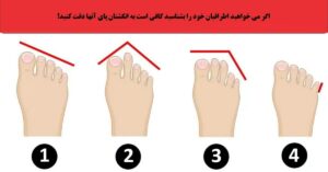 اگه میخوای اطرافیانت رو بشناسی، به انگشتای پا هاشون نگاه کن!