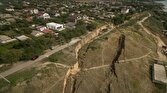 بدون خسارت بودن رانش زمین در روستای کشکک رامیان