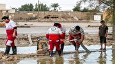 بهره مندی بیش از ۴۸۰۰ نفر متأثر از سیل و آبگرفتگی از خدمات امدادی هلال احمر