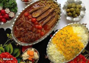 خورشت بادمجان با گوشت چرخ کرده