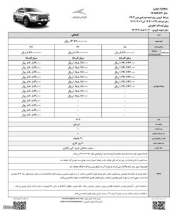 شرایط فروش اقساطی جک t8 کرمان موتور ۱۴۰۳