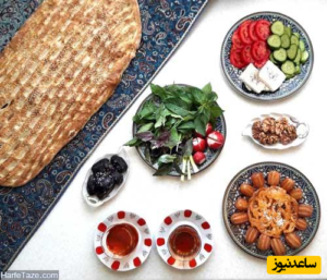 ضیافت افطاری هنرمندان با سفره ای بسیار ساده/ از حضور محمدرضا شریفی تا همسر نرگس محمدی +عکس