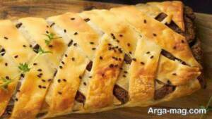 طرز تهیه اشترودل گوشت محبوب و فوق العاده خوشمزه