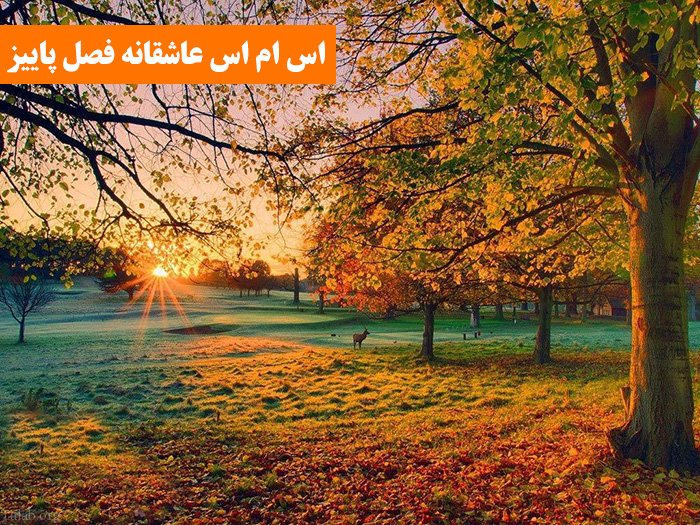 اس ام اس عاشقانه فصل پاییز | نوشته و شعر عاشقانه پاییز