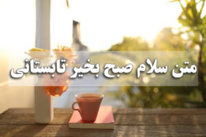 متن سلام صبح بخیر تابستانی گرم، عاشقانه و پر انرژی برای استوری