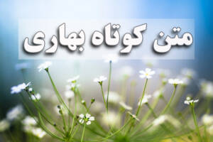 متن کوتاه بهاری عاشقانه، دلنشین و انگیزشی برای استوری و بیو