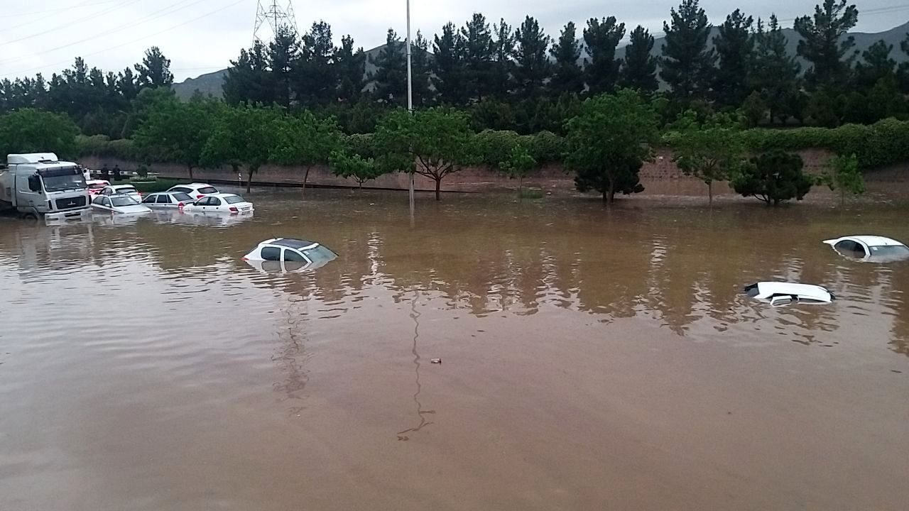 یک عکس وحشتناک قبل از وقوع سیل در مشهد/ تصویر