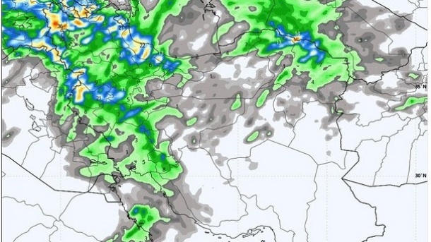 آغاز بارش‌های گسترده در ایران