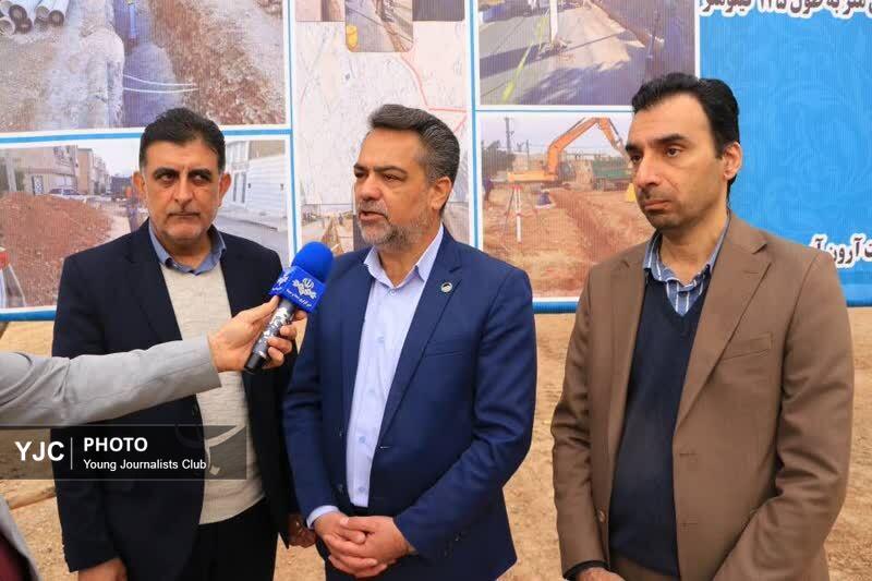 آغاز عملیات اجرایی تکمیل شبکه فاضلاب داراب