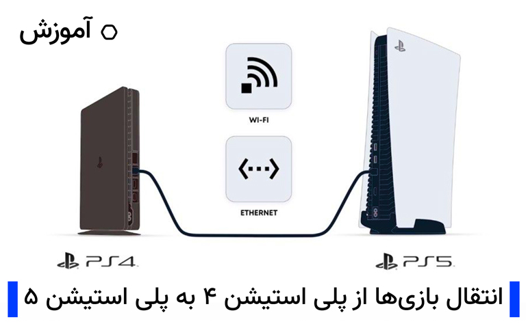 آموزش انتقال بازی و اطلاعات از پلی استیشن ۴ به پلی استیشن ۵