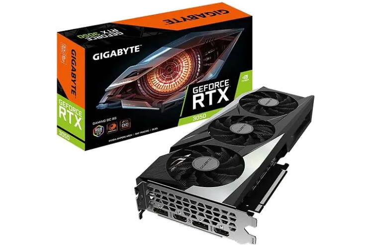 بررسی گیگابایت RTX 3050 گیمینگ OC