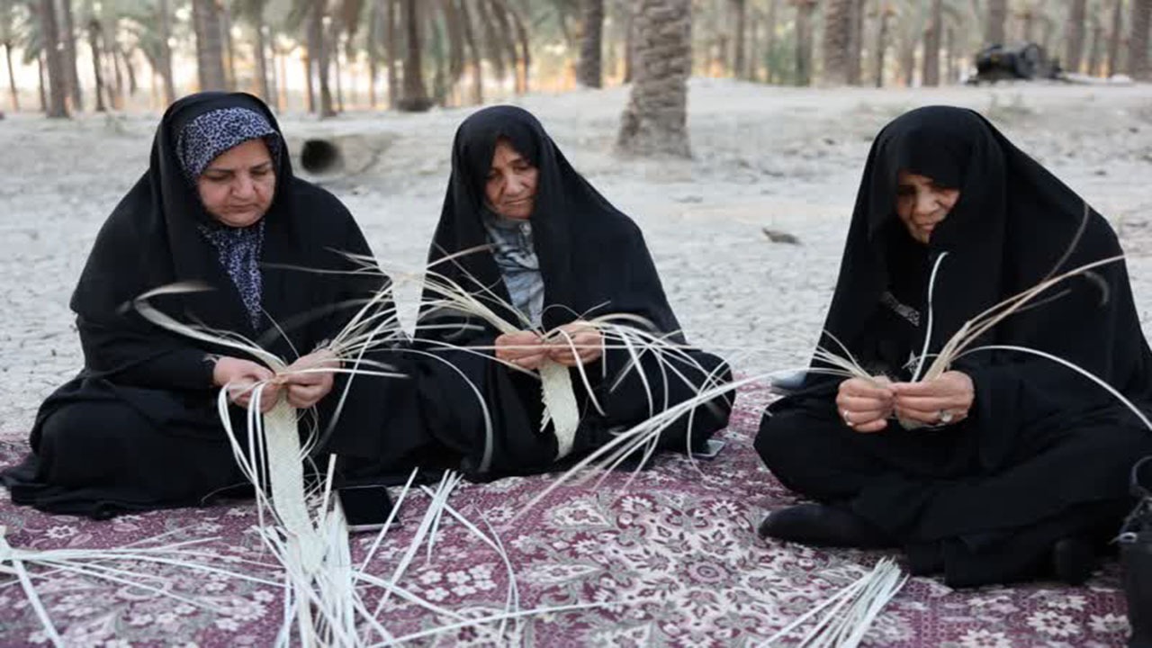 شهر ملی خشت میزبان کارگاه آموزشی حصیربافی شد