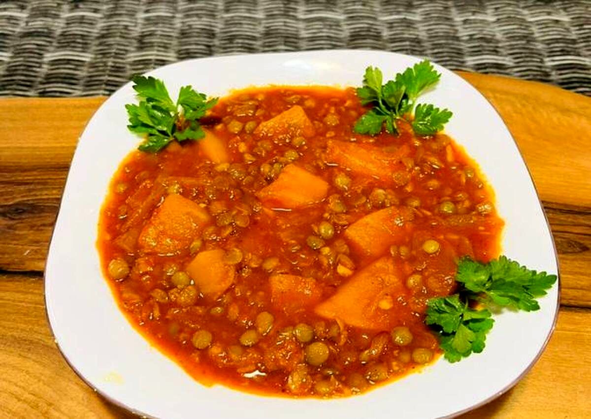 طرز تهیه خوراک عدسی خوشمزه شمالی