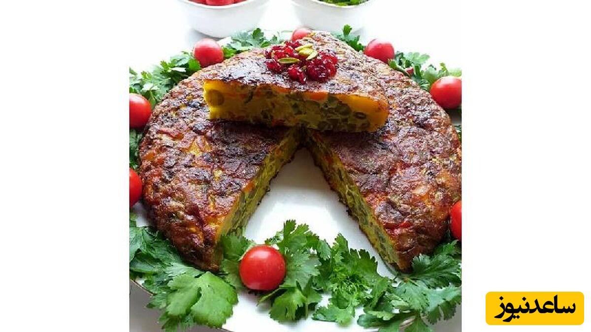 غذاهای بدون گوشت/ طرز تهیه کوکوی لوبیا سبز مجلسی تبریز