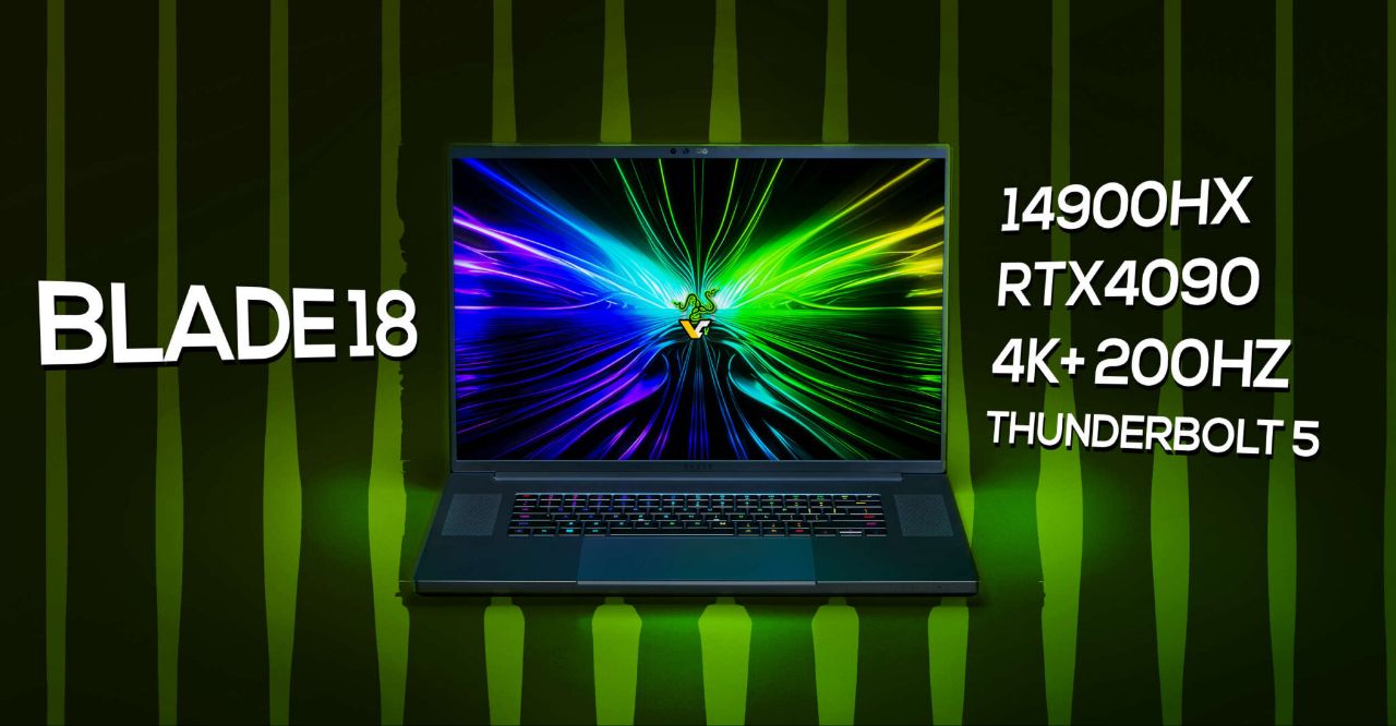 لپ تاپ گیمینگ ۴,۸۰۰ دلاری Razer شامل صفحه نمایش ۴K و کارت گرافیک RTX 4090 می‌شود