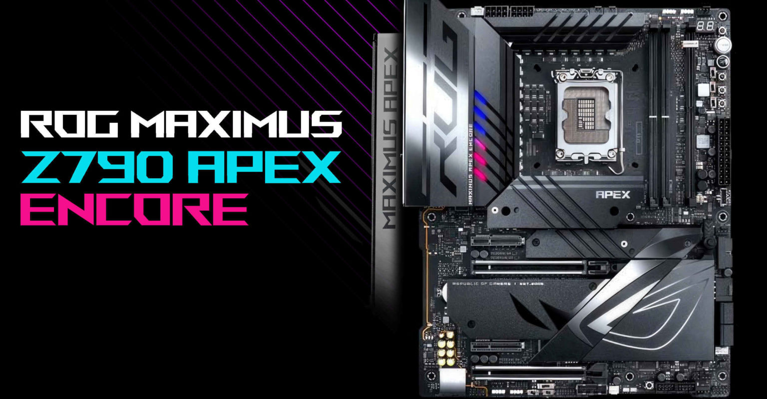 مادربرد رکورد شکن ایسوس معرفی شد ROG MAXIMUS Z790 APEX ENCORE