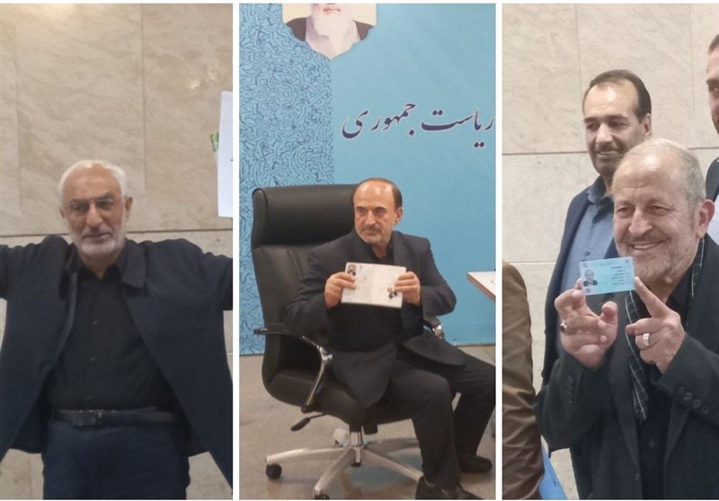 نامی، زاهدی و افشار در انتخابات ثبت نام کردند