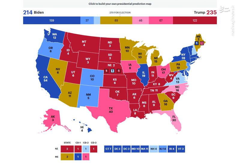 نقش ایالت‌های کلیدی آمریکا در تعیین تکلیف انتخابات ۲۰۲۴ چقدر است؟