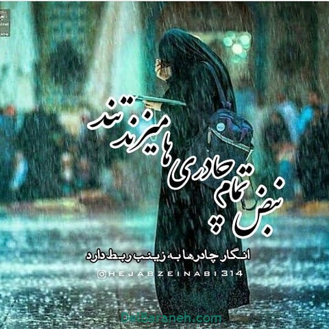 پروفایل حجاب | ۶۰ عکس نوشته زیبا در مورد حجاب و چادر و چادری ها