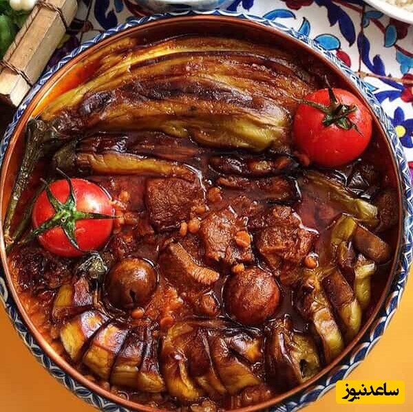 گام به گام غذا درست کن / طرز تهیه خورش قیمه بادمجان مجلسی و خوشمزه رستورانی + نکات طلایی