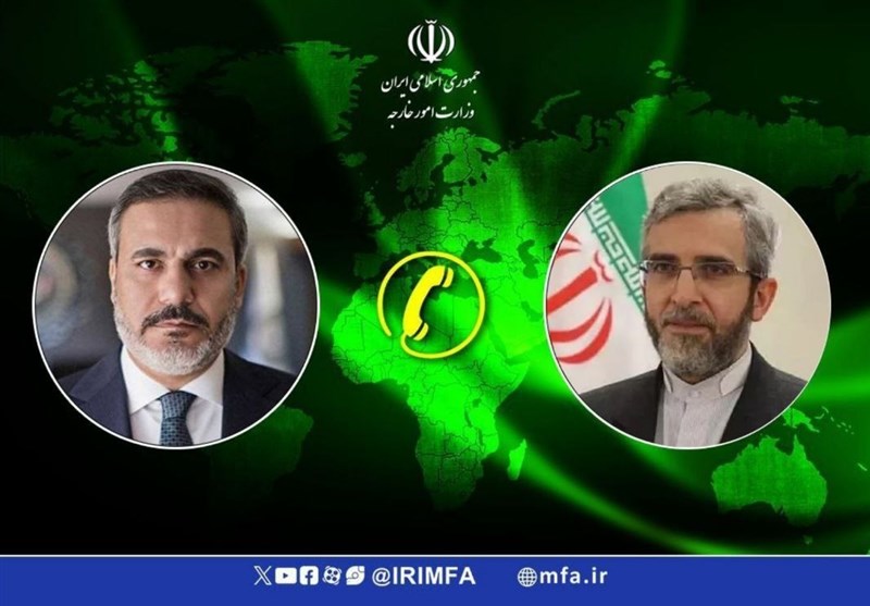 گفت‌وگوی تلفنی وزیر خارجه ترکیه با علی باقری